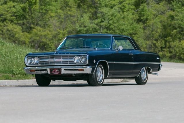 1965 Blue Chevrolet Malibu