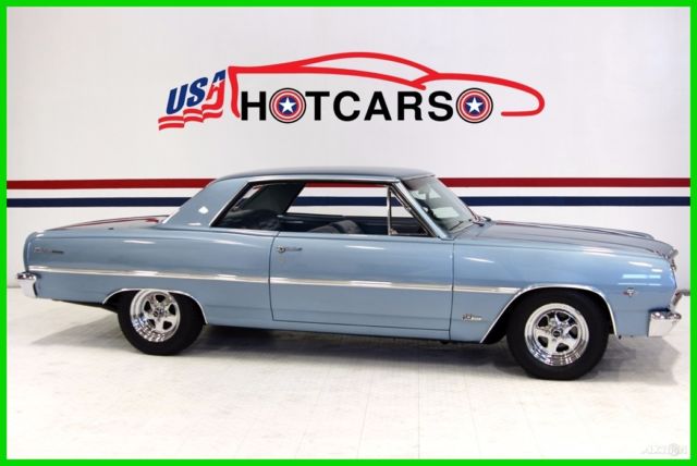 1965 Blue Chevrolet Malibu Coupe