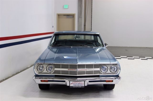 1965 Blue Chevrolet Malibu Coupe