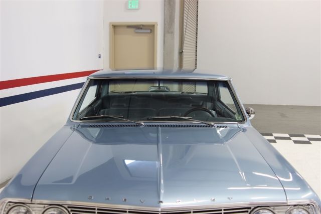 1965 Blue Chevrolet Malibu Coupe