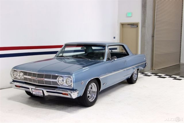 1965 Blue Chevrolet Malibu Coupe