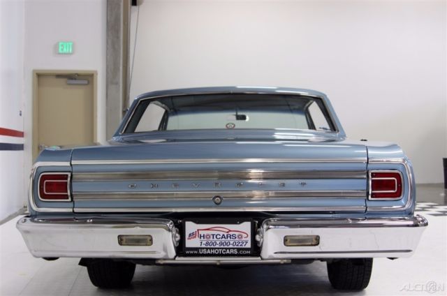 1965 Blue Chevrolet Malibu Coupe