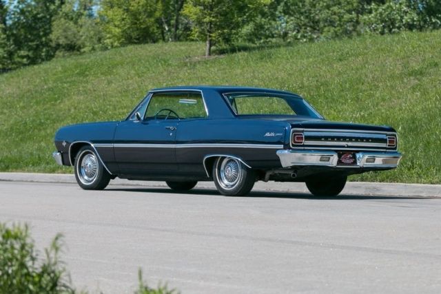 1965 Blue Chevrolet Malibu