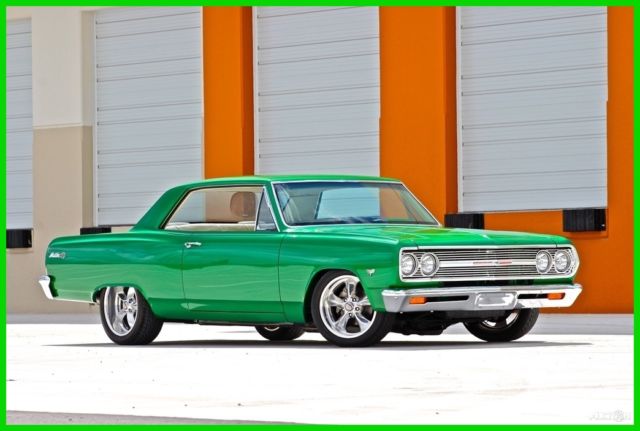 1965 Green Chevrolet Malibu Coupe
