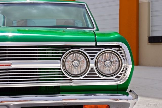 1965 Green Chevrolet Malibu Coupe