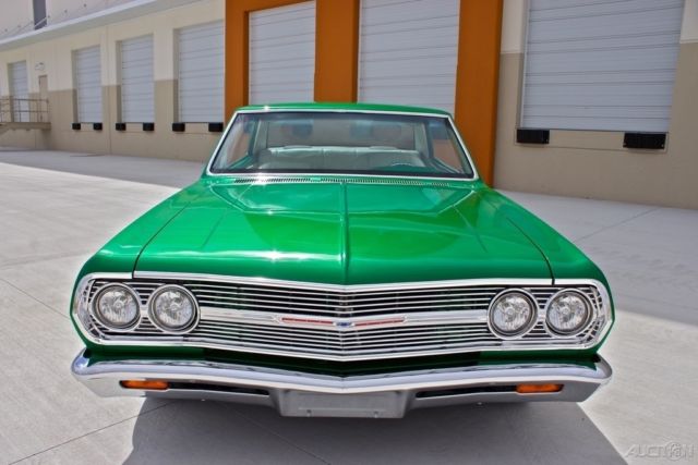 1965 Green Chevrolet Malibu Coupe