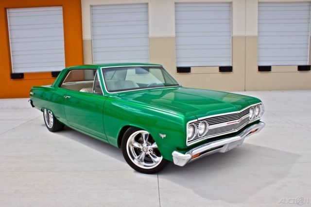 1965 Green Chevrolet Malibu Coupe