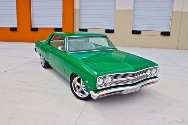 1965 Green Chevrolet Malibu Coupe