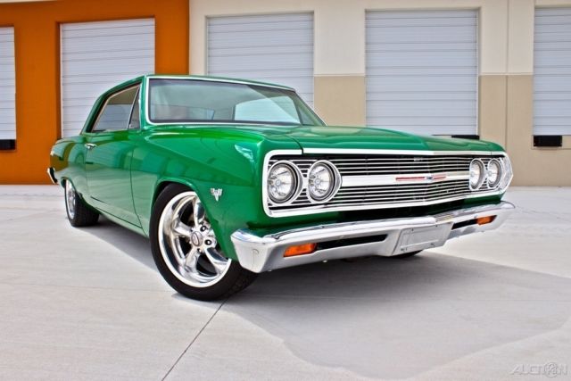 1965 Green Chevrolet Malibu Coupe