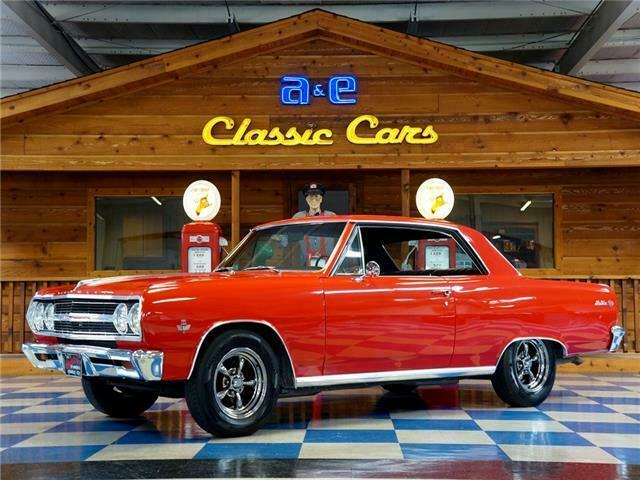 1965 Red Chevrolet Malibu --