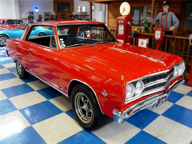 1965 Red Chevrolet Malibu --
