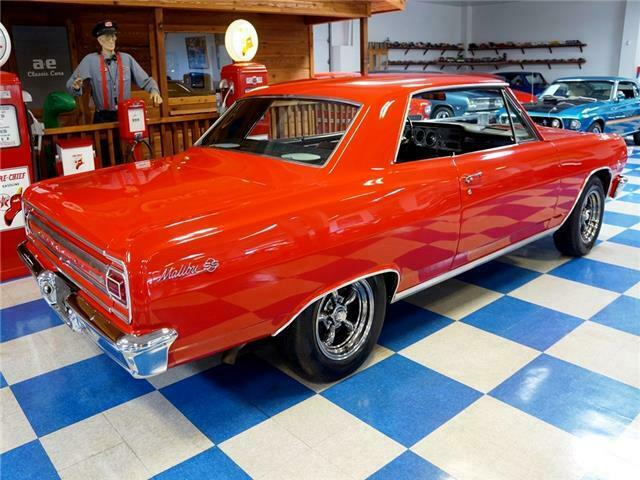 1965 Red Chevrolet Malibu --