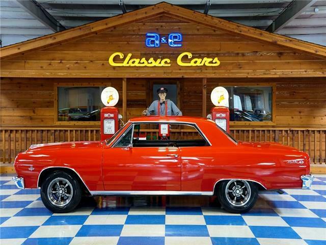 1965 Red Chevrolet Malibu --