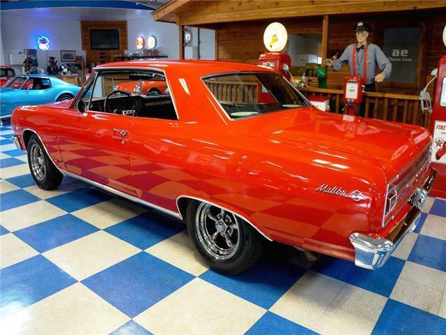 1965 Red Chevrolet Malibu --