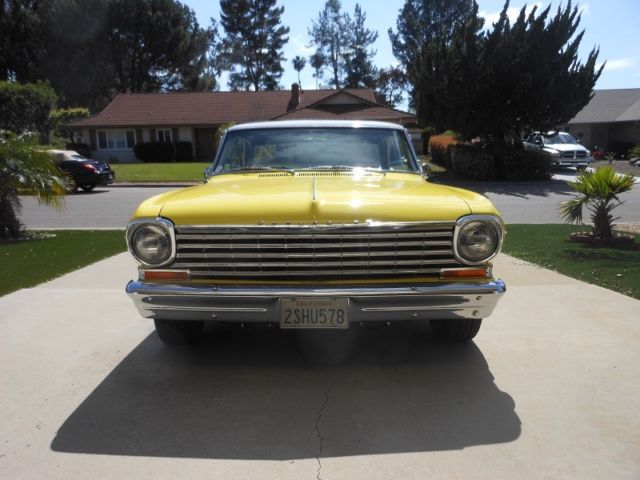 1965 YELLOW Chevrolet Nova Sedan