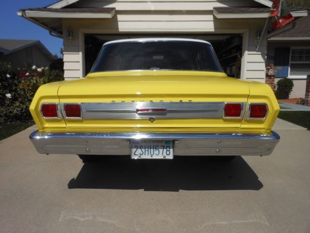 1965 YELLOW Chevrolet Nova Sedan