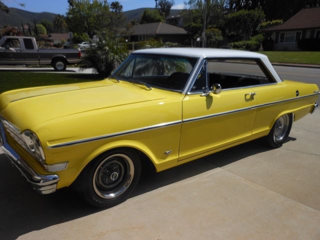 1965 YELLOW Chevrolet Nova Sedan