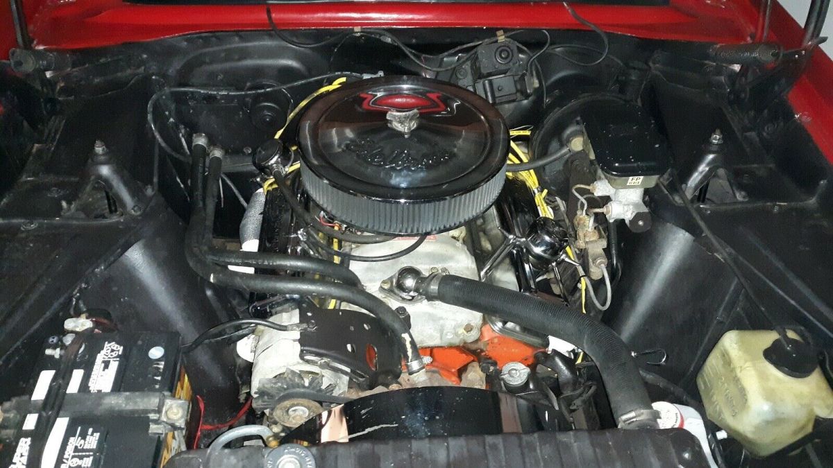 1965 Red Chevrolet Nova Sedan