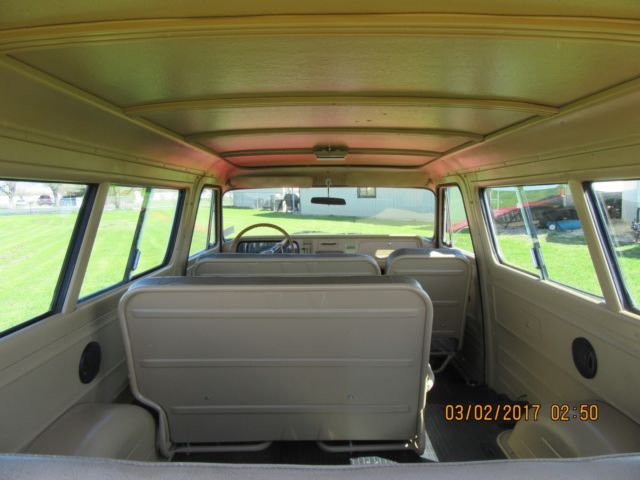 1965 Red and White Chevrolet C-10 Suburban