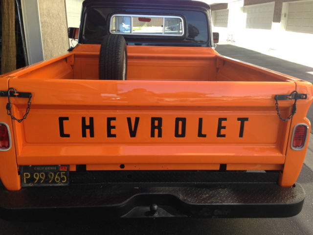 1965 Mean Pumking Orange Chevrolet C-10 Fleetside