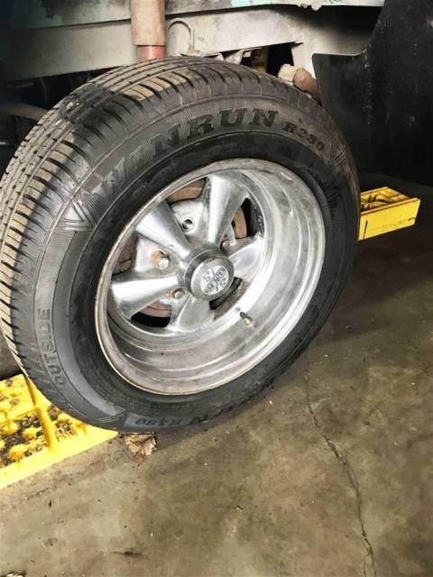 1965 Black Chevrolet Van --