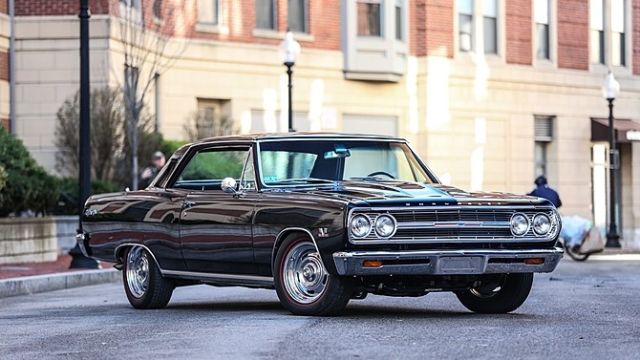 1965 Black Chevrolet Chevelle Coupe