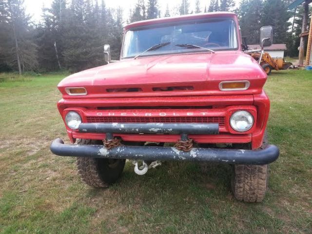 1965 Red Chevrolet Other Pickups Cab & Chassis