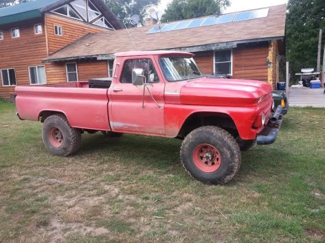 1965 Red Chevrolet Other Pickups Cab & Chassis