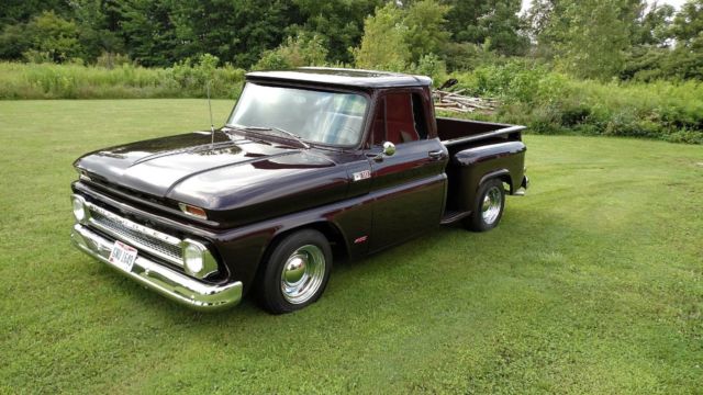1965 Burgundy Chevrolet C-10 Standard Cab Pickup