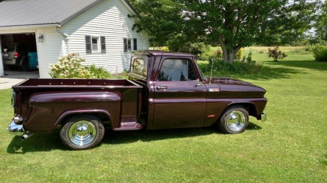 1965 Burgundy Chevrolet C-10 Standard Cab Pickup