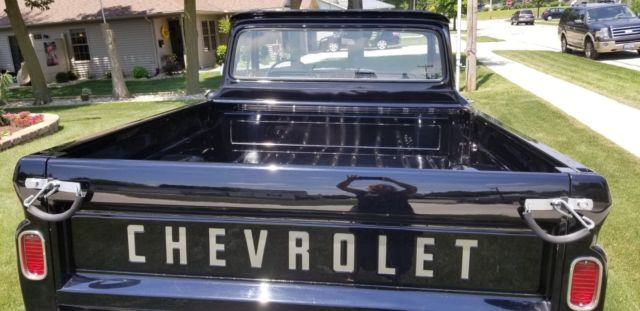 1965 Black Chevrolet C-10