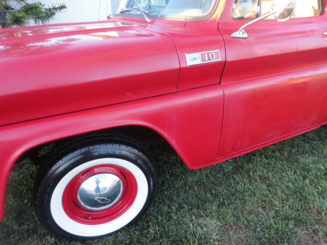 1965 Red Chevrolet C-10