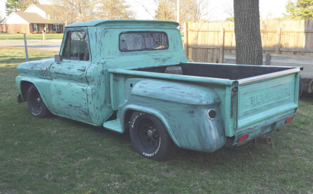 1965 Green Chevrolet C-10 Step Side