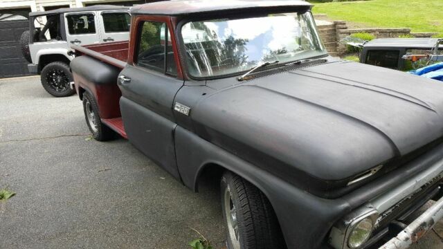 1965 Red/Black Chevrolet C-10 Standard Cab Pickup