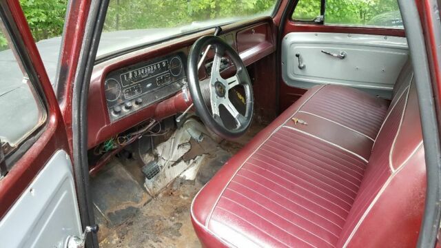 1965 Red/Black Chevrolet C-10 Standard Cab Pickup