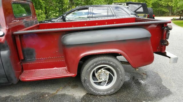 1965 Red/Black Chevrolet C-10 Standard Cab Pickup