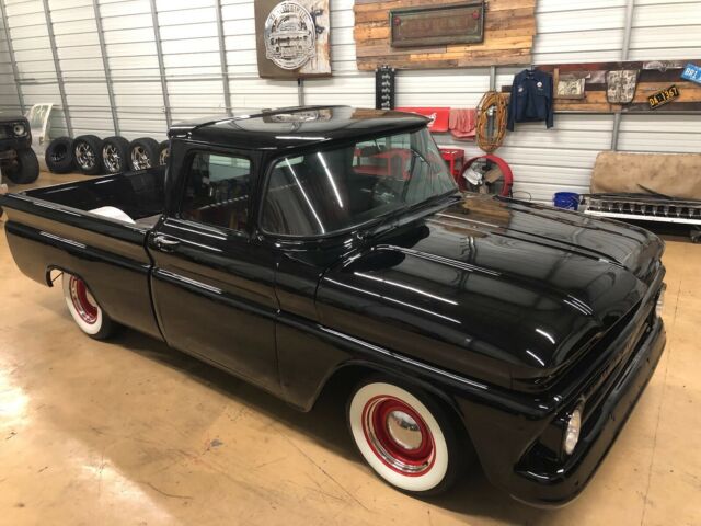 1965 Black Chevrolet C-10
