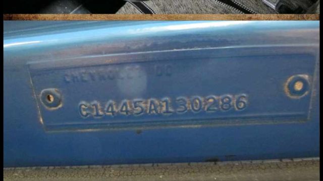 1965 Blue Chevrolet C-10