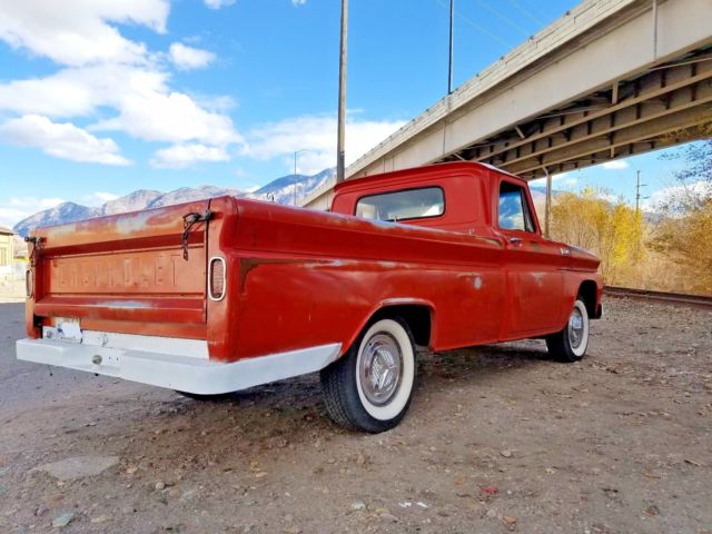 1965 Orange Chevrolet C-10 pickup