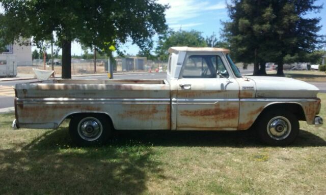 1965 White Chevrolet C-10 Standard Cab Pickup