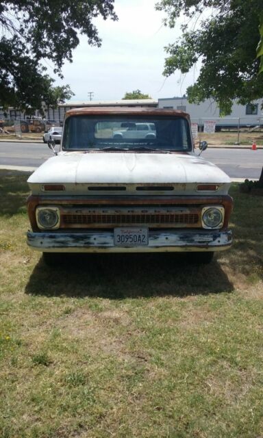 1965 White Chevrolet C-10 Standard Cab Pickup