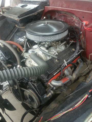 1965 Maroon Chevrolet C-10