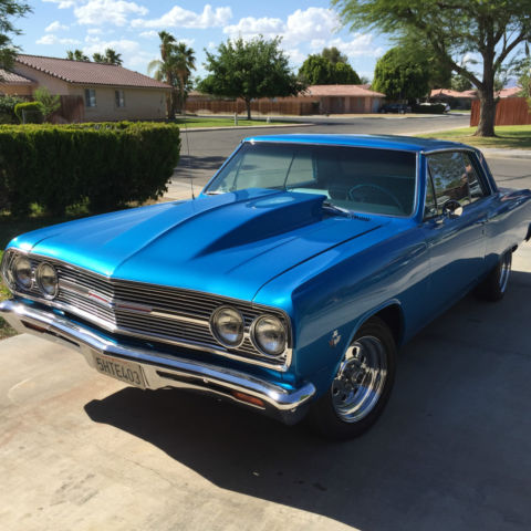 1965 Blue Chevrolet Chevelle Coupe