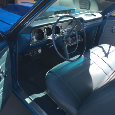 1965 Blue Chevrolet Chevelle Coupe
