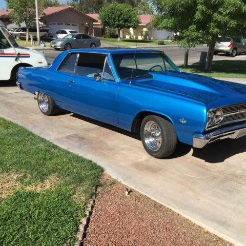 1965 Blue Chevrolet Chevelle Coupe