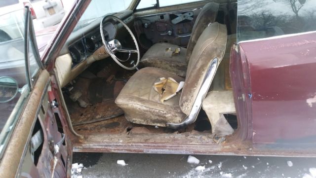 1965 Maroon Chevrolet Chevelle Coupe