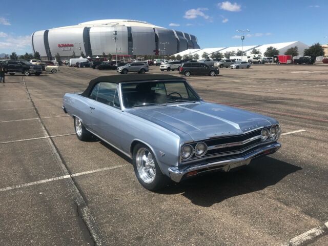 1965 Blue Chevrolet Chevelle Convertible