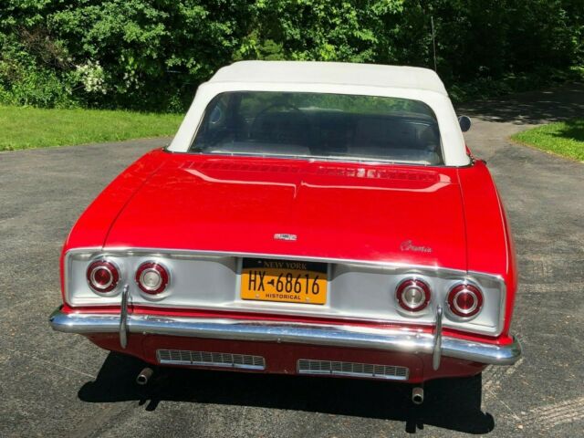 1965 Red Chevrolet Corvair Convertible