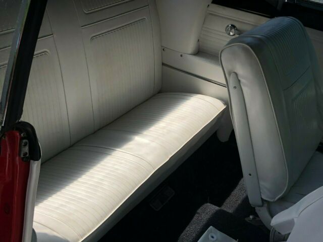 1965 Red Chevrolet Corvair Convertible