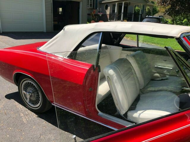 1965 Red Chevrolet Corvair Convertible